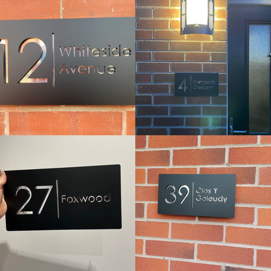 MatteLux | Modern House Sign