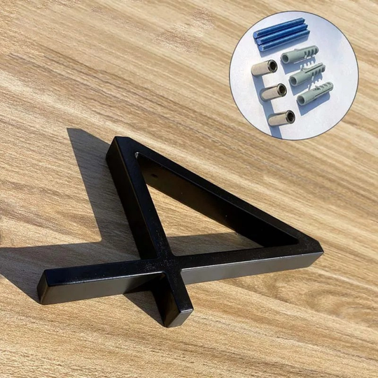 BoldLux | Black Floating House Number