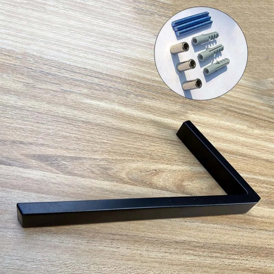 BoldLux | Black Floating House Number