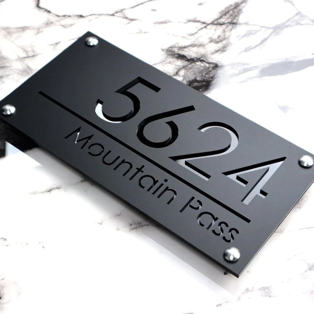 StyleLux™ | Premium Acrylic House Sign