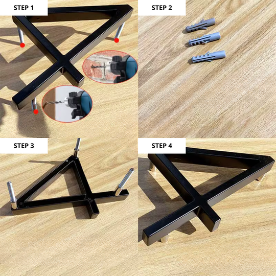 BoldLux | Black Floating House Number