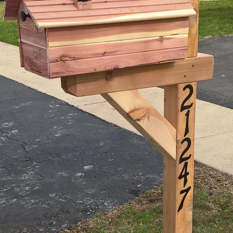 AluLux | Black Aluminum House Numbers